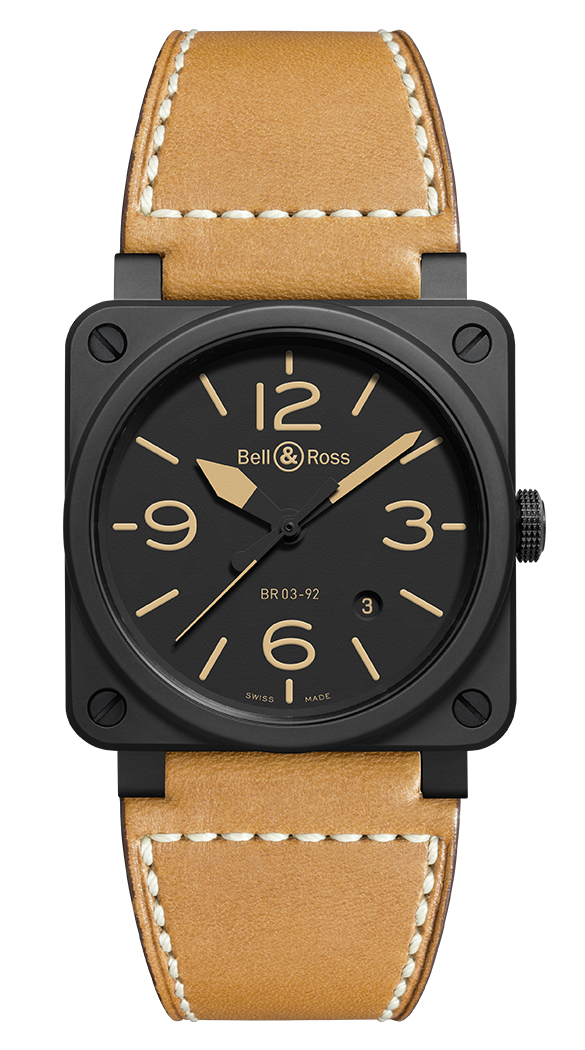 Bell & Ross BR0392-HERITAGE-CE : BR 03 92 Heritage Ceramic