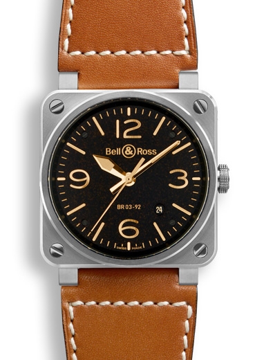 Bell & Ross BR0392-ST-G-HE/SCA : BR 03 92 Golden Heritage