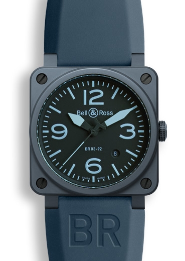 Bell & Ross BR0392CERAMBLUE : BR 03 92 Blue Ceramic