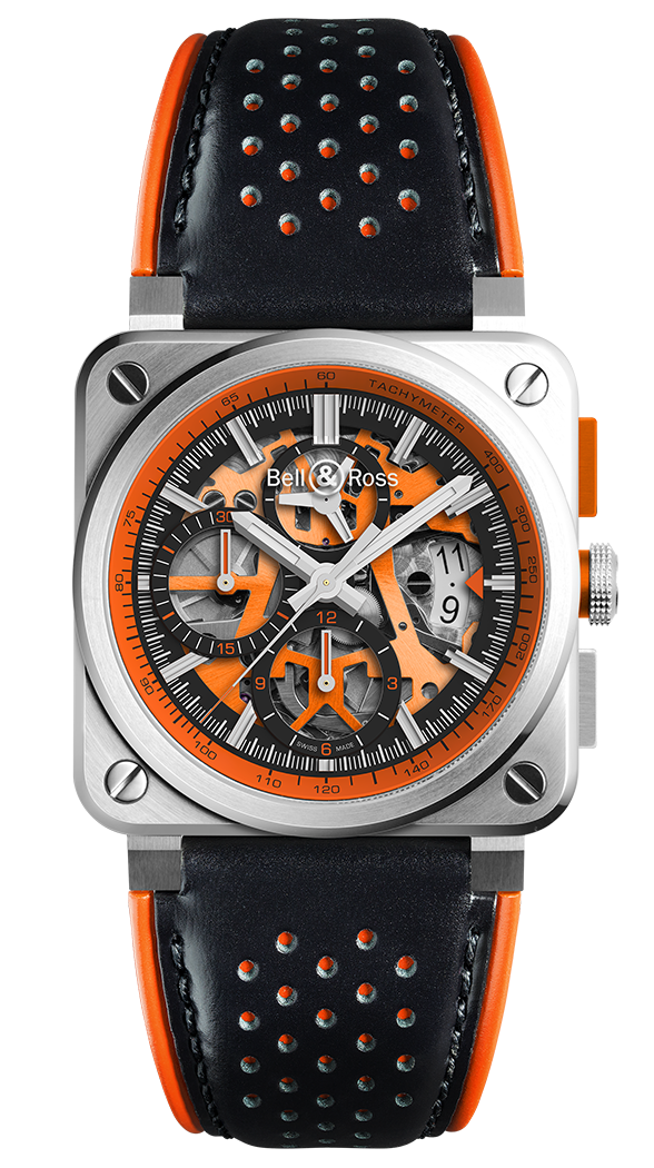 Bell & Ross BR0394-SC-ORA/SCA : BR 03-94 Aéro GT Chronograph Orange