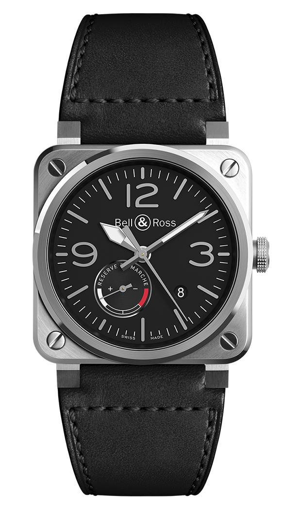 Bell & Ross BR0397-BL-SI/SCA/2 : BR 03 97 Reserve de Marche