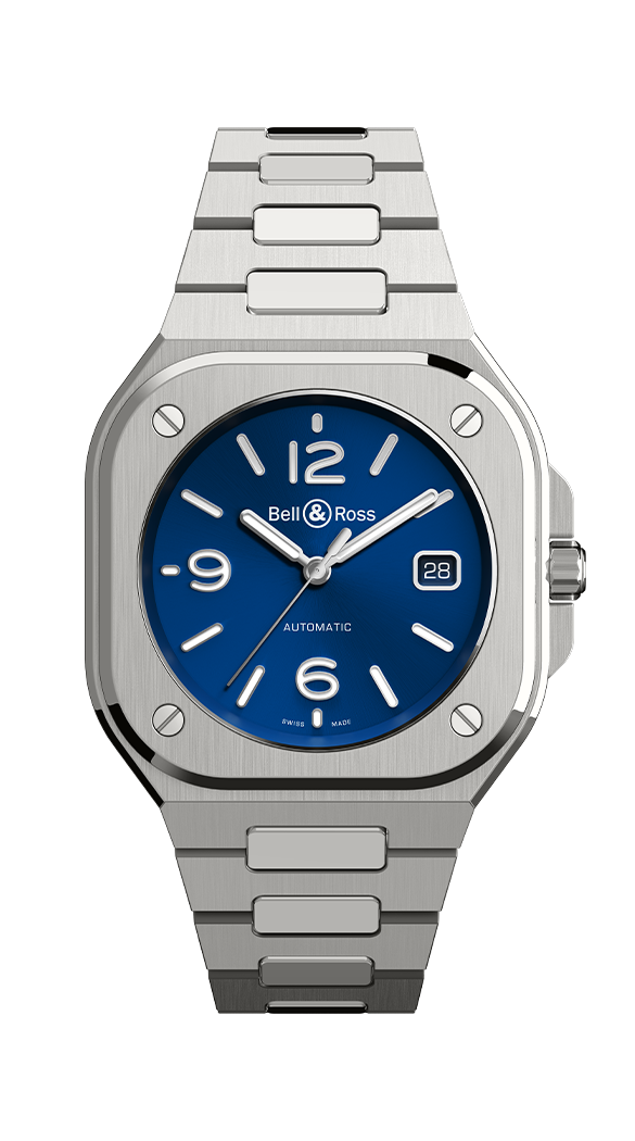Bell & Ross BR05A-BLU-ST/SST : BR 05 Stainless Steel / Blue / Bracelet