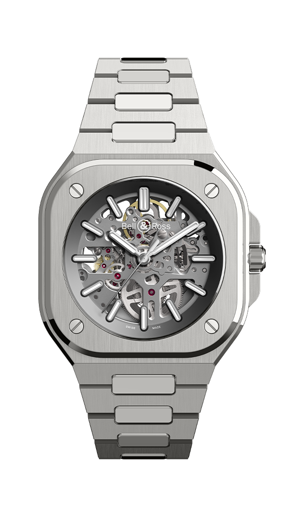 Bell & Ross BR05A-GR-SK-ST/SST : BR 05 Stainless Steel / Skeleton / Bracelet