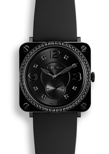 Bell & Ross BRSBLCPHLGDSRB : BR S Black Ceramic Phantom Diamonds