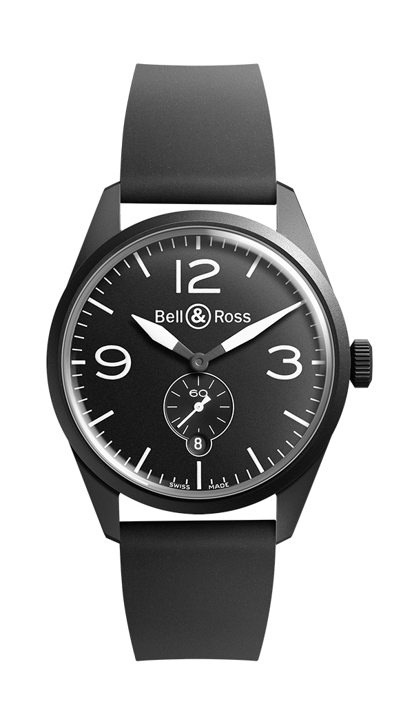 Bell & Ross BRV123-BL-CA/SRB : BR 123 Original Carbon