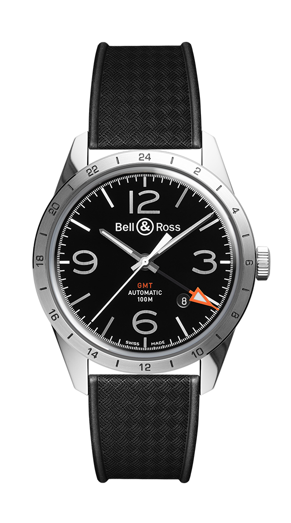 Bell & Ross BRV123-BL-GMT/SRB : BR 123 GMT