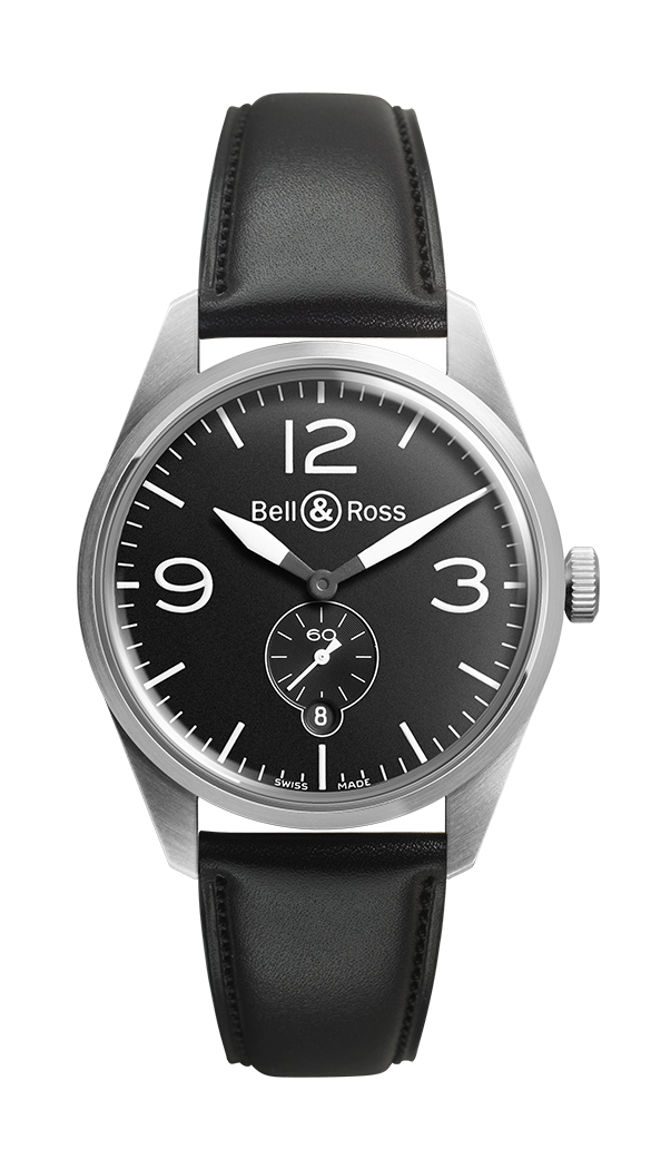 Bell & Ross BRV123-BL-ST/SCA : BR 123 Original Black