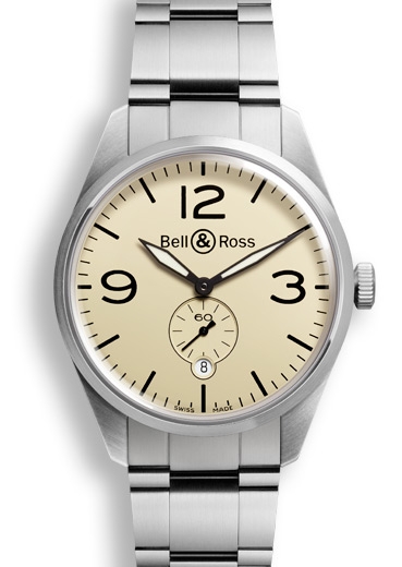 Bell & Ross BRV123BEISTSST : BR 123 Original Beige
