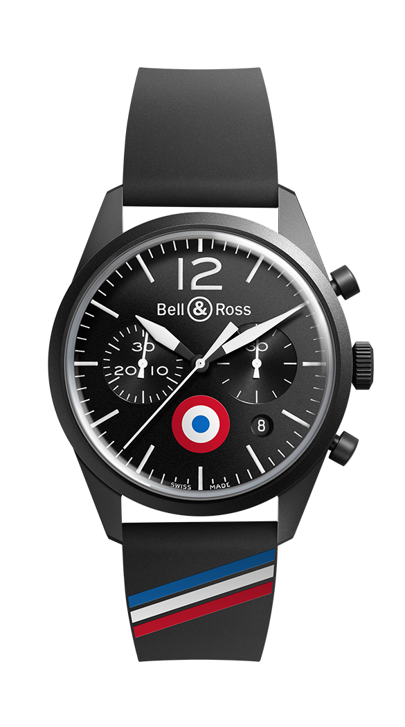 Bell & Ross BRV126-BL-CA-CO/FR : BR 126 Insigna FR Chronograph