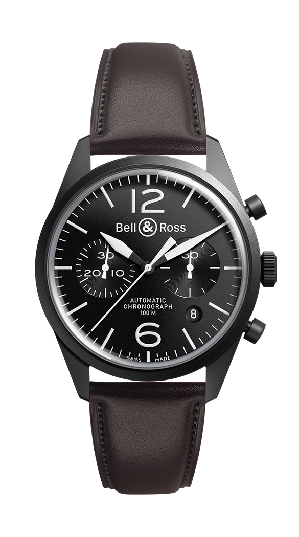 Bell & Ross BRV126-BL-CA/SCA : BR 126 Original Carbon Chronograph