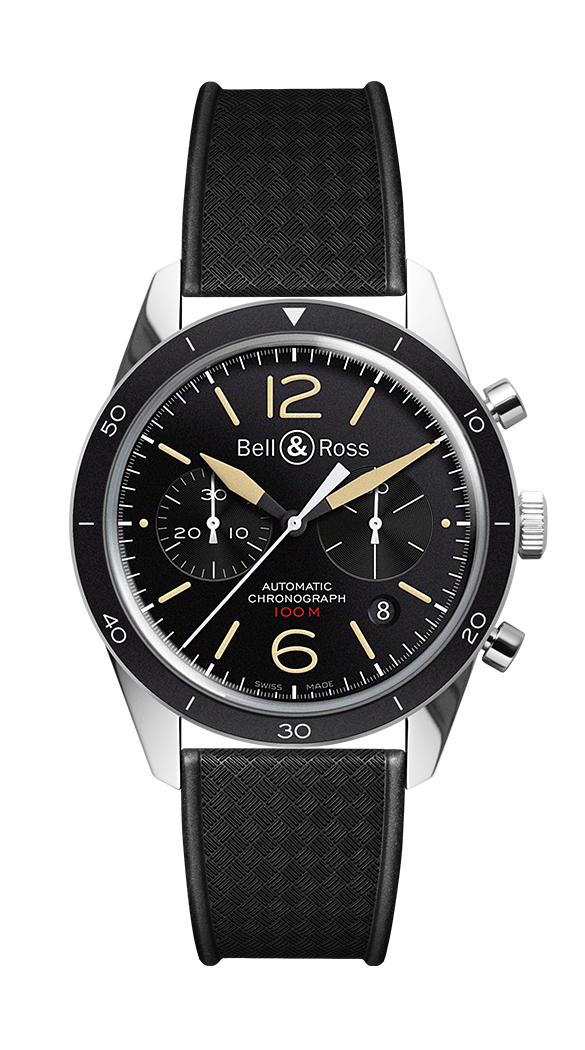 Bell & Ross BRV126-ST-HER/SRB : BR 126 Sport Heritage Chronograph