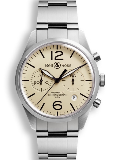 Bell & Ross BRV126BEISTSST : BR 126 Original Beige Chronograph