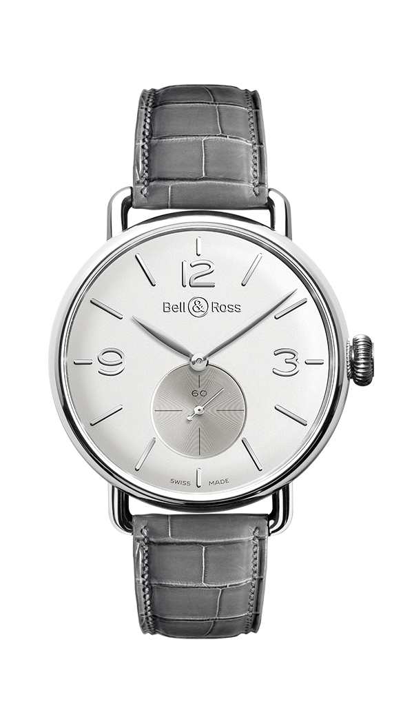 Bell & Ross BRWW1-ME-AG-OP/SCR : WW1 Argentium Opalin