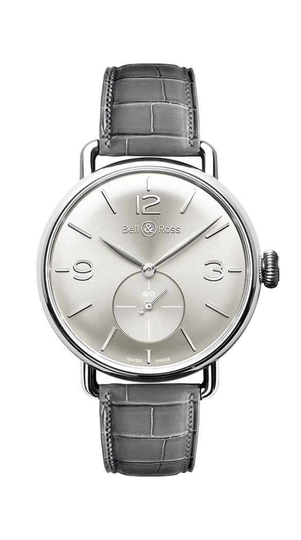 Bell & Ross BRWW1-ME-AG-SI/SCR : WW1 Argentium Silver