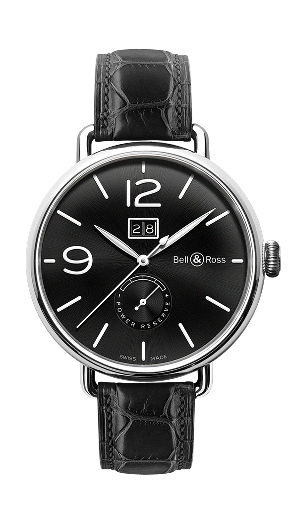 Bell & Ross BRWW190-BL-ST/SCR : WW1 90 Grande Date & Reserve de Marche