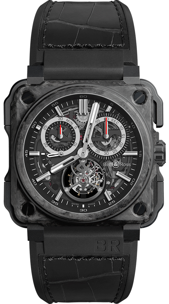 Bell & Ross BRX1-CHTB-CE-CF : BR-X1 Tourbillon Chronograph Carbone Forgé