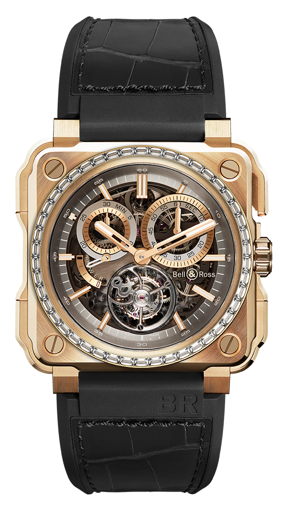 Bell & Ross BRX1-CHTB-PG-D : BR-X1 Tourbillon Chronograph Rose Gold Diamonds