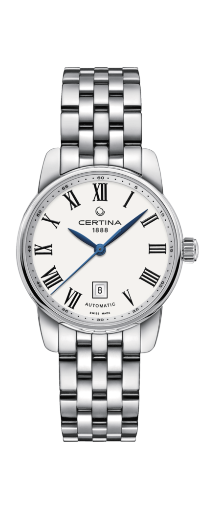 Certina C001.007.11.013.00 : DS Podium Automatic 29 Stainless Steel / White / Bracelet