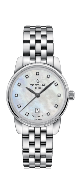 Certina C001.007.11.116.00 : DS Podium Automatic 29 Stainless Steel / MOP / Bracelet