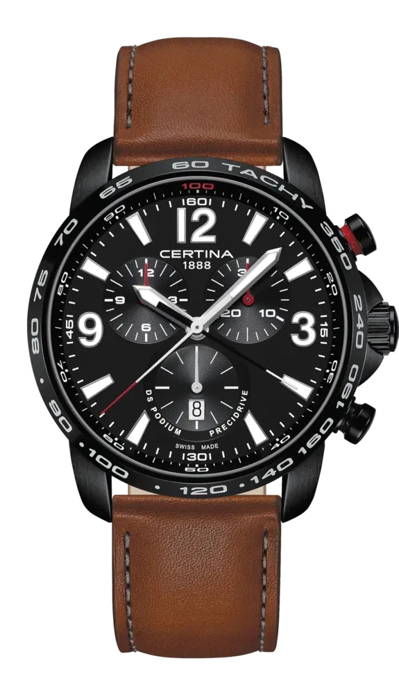 Certina C001.647.36.057.00 : DS Podium Big Size Chrono 1/100 Sec PVD