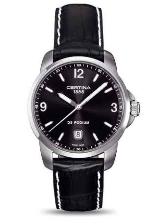 Certina C0014101605701 : DS Podium 3 Hands Black