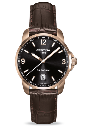 Certina C0014103605700 : DS Podium 3 Hands Gold
