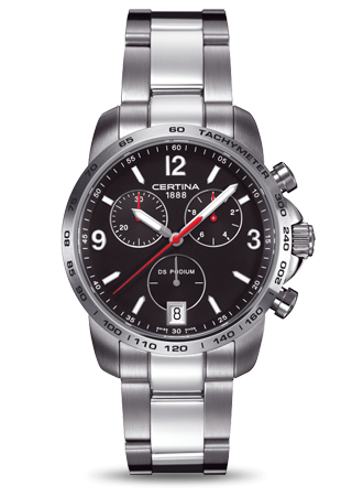 Certina C0014171105700 : DS Podium Chrono Black