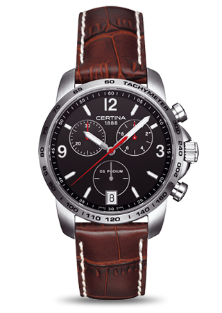 Certina C0014171605700 : DS Podium Chrono Black