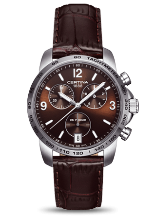 Certina C0014171629700 : DS Podium Chrono Brown