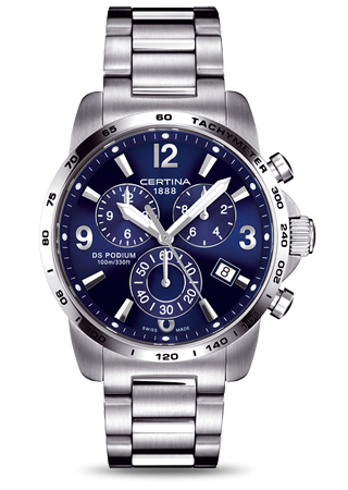 Certina C0016171104700 : DS Podium Big Size Chrono Blue