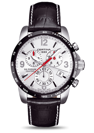 Certina C0016172603700 : DS Podium Big Size Chrono Silver