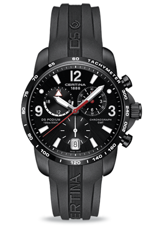 Certina C0016391705700 : DS Podium Big Size Chrono GMT PVD
