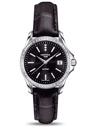 Certina C0042106605600 : DS Prime Lady Black Diamond