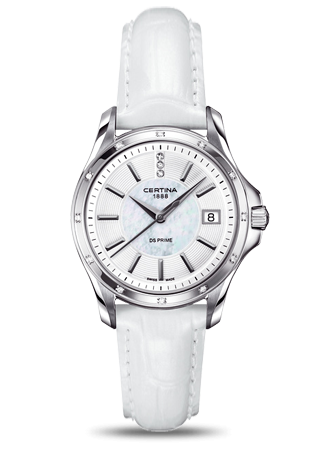 Certina C0042106611600 : DS Prime Lady White Diamond