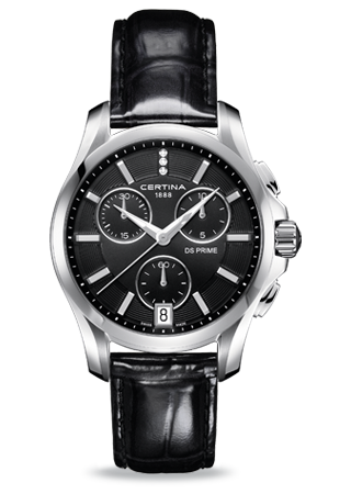 Certina C0042171605600 : DS Prime Chronograph Black