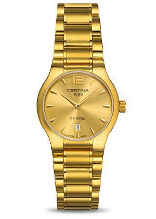Certina C0122093302700 : DS Spel Lady Round Yellow