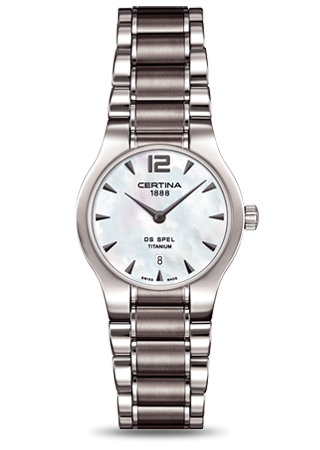 Certina C0122094411700 : DS Spel Lady Round Titanium