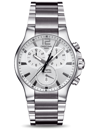 Certina C0124171103700 : DS Spel Chronograph Silver
