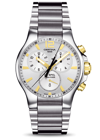 Certina C0124172103700 : DS Spel Chronograph Goldy