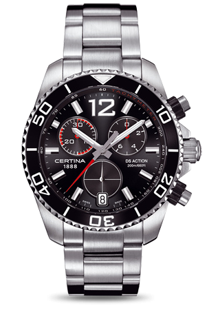 Certina C013.417.11.057.00 : DS Action Chronograph Black