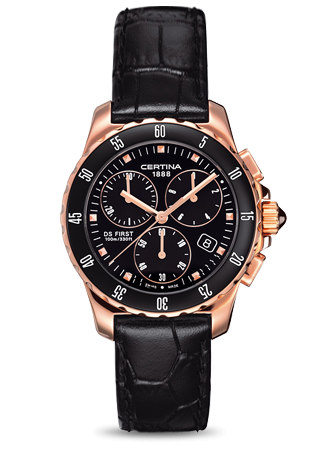 Certina C0142173605100 : DS First Lady Ceramic Chrono Rose