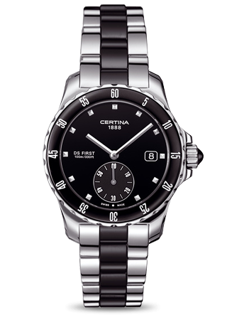 Certina C0142351105101 : DS First Lady Ceramic Black Bracelet
