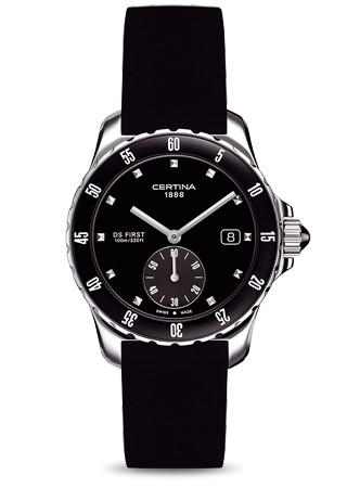 Certina C0142351705100 : DS First Lady Ceramic Black