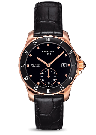 Certina C0142353605100 : DS First Lady Ceramic Rose Black