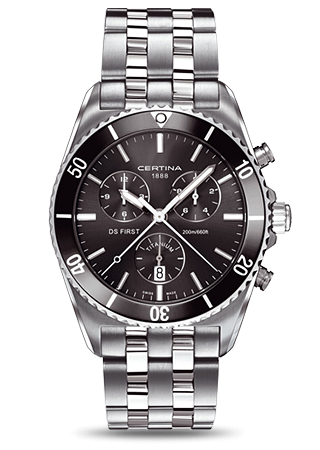 Certina C0144174408100 : DS First Ceramic Chronograph Titanium