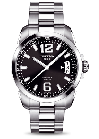 Certina C0164101105700 : DS Rookie Black Bracelet