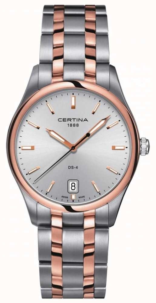 Certina C022.410.22.031.00 : DS 4 Two Tone / Silver / Bracelet