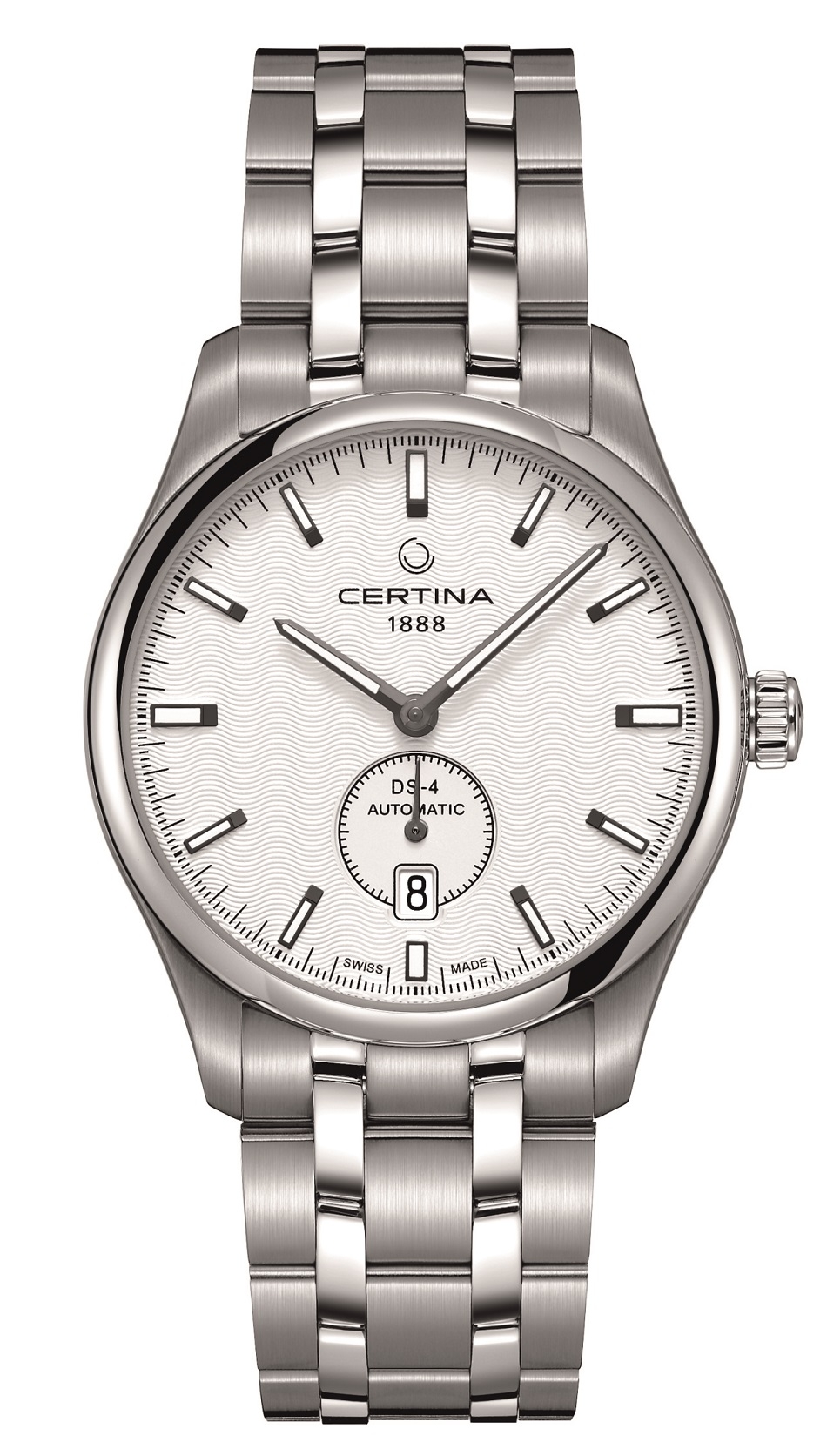 Certina C0224281103100 : DS-4 Small Second Silver Bracelet
