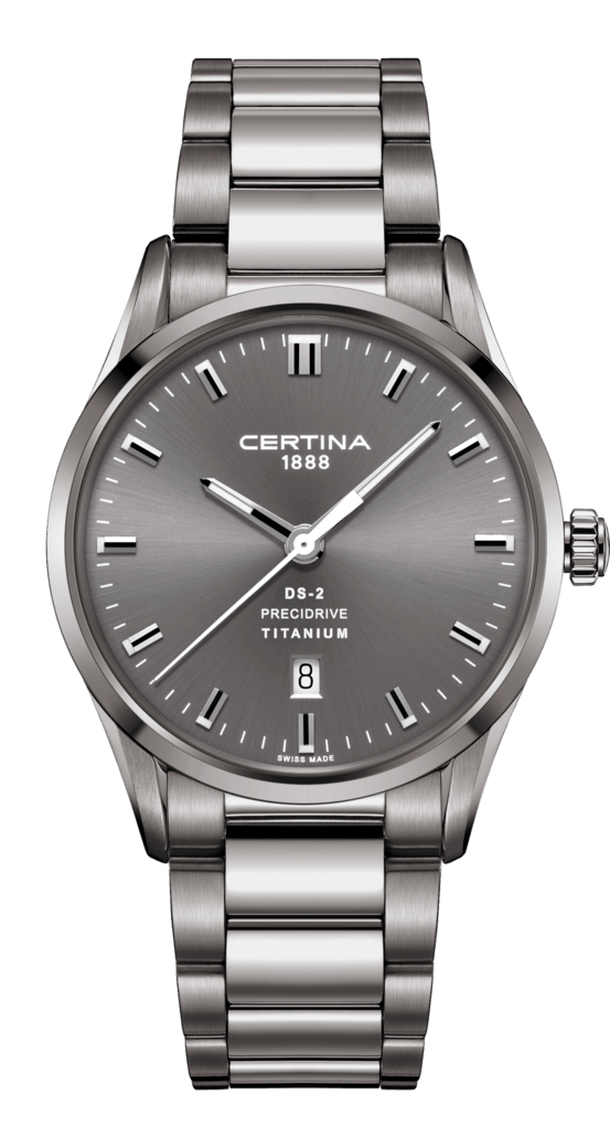 Certina C024.410.44.081.20 : DS-2 Quartz Titanium / Grey / Bracelet