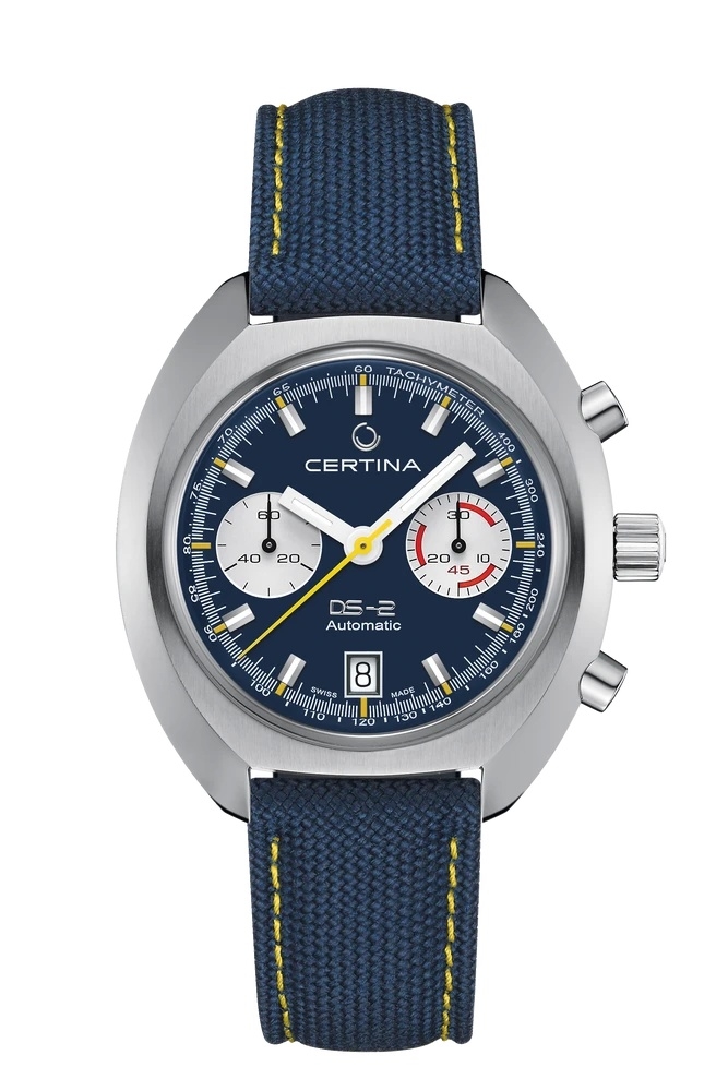 Certina C024.462.18.041.00 : DS-2 Chronograph Automatic Stainless Steel / Blue